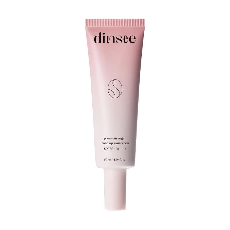 [Dinsee] Premium Vegan Tone-up Sun Cream SPF50+ PA++++ (50ml) - Advanced Skin-Surface UV Barrier & Radiant Clean Glow Layer