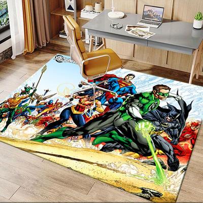 Stampa Wallpaper Gruppo Supereroi DC Comics Tappetino Ufficio Decorazione Casa Regalo Per Halloween e Natale LC38