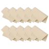 10Pcs Tattoo Practice Skin Silicone 1mm Thickness Double Sided Blank Eyebrow Tattoo Skin