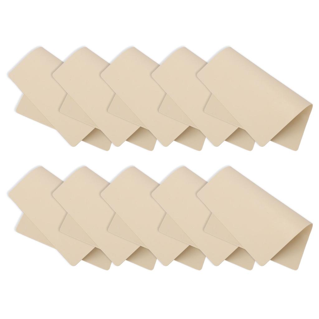 10Pcs Tattoo Practice Skin Silicone 1mm Thickness Double Sided Blank Eyebrow Tattoo Skin