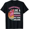 Grandpamingo Flamingo Grandpa Retro Flamingo Apparel for Men T-Shirt