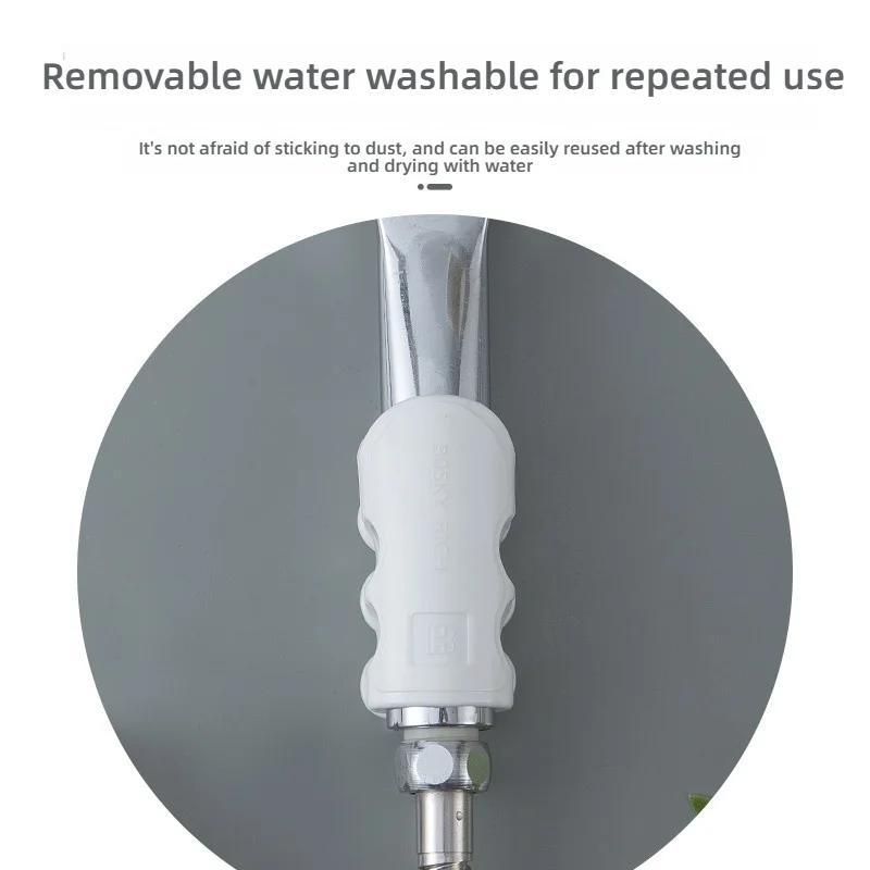 Silicone Plastic Showerhead Suction Cup Base Non Perforated Showerhead Bracket Rain Showerhead Hanging Showerhead Holder