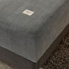 Super Soft Warm Flannel Solid Bed Fitted Sheet - Cozy Single or Double Bedding, Perfect for a Luxurious Night's Sleep
