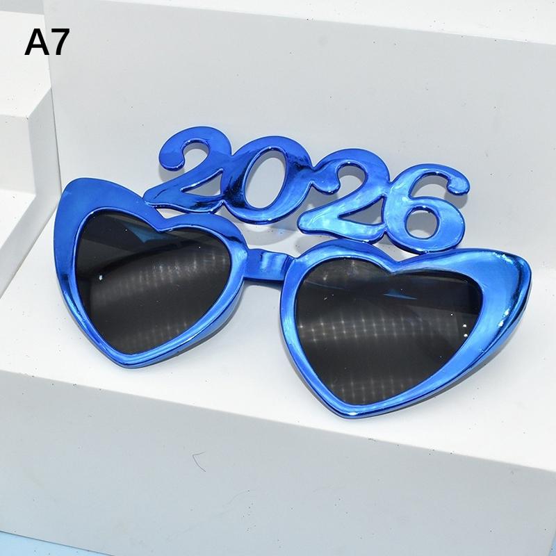 

2026 Номер Очки 2026 Счастливого Года Очки Бриллиантовые Блестящие Солнцезащитные Очки Косплей Реквизит Украшение для Рождественской Вечеринки Смешные Очки