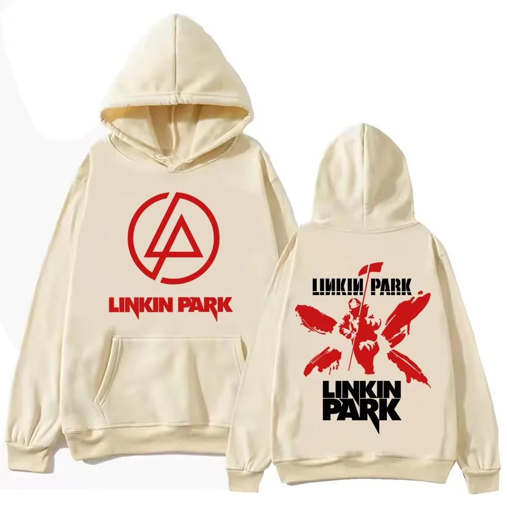Streetwear LinkinPark Hoodie Harajuku Pullover Popular Music Sweatshirt Fans Gift Hoodies Men Casual YK2 Oversized Tops
