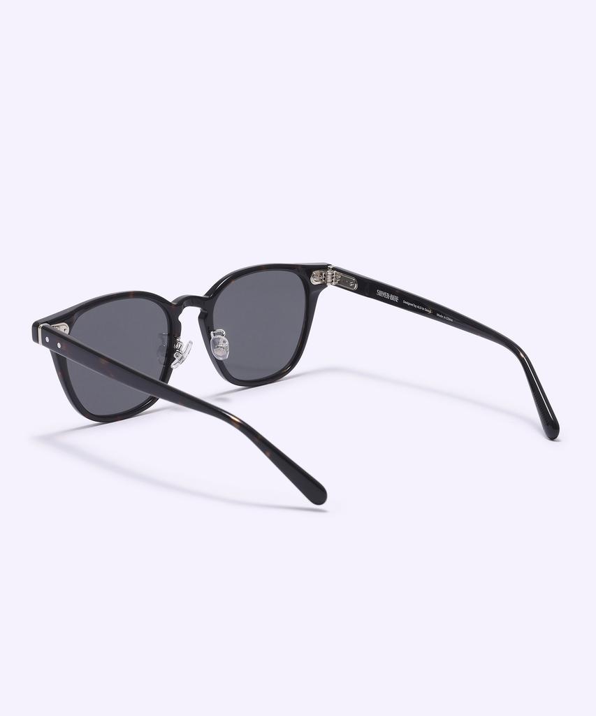 Alloaiweeo [Silverbite] Sbs1601 1818G Acetate Square Tortoise Sunglasses