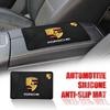Car Waterproof Anti Slip Mat Coaster Silicone Water Cup Mat For Porsche Panamera Taycan 911 718 Macan Cayenne Boxster Cayman 918