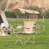 A1R Portable Outdoor Folding Chair with Sunshade - Perfect for Beach, Fishing, and Leisure Activities