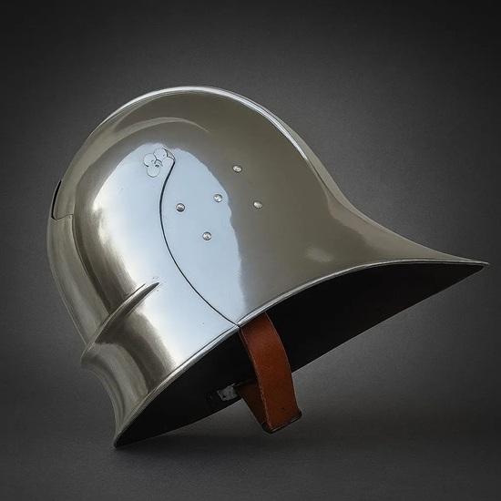 Handmade Medieval German Sallet Helmet Perfect for Renaissance Fair, Cosplay, LARP, Halloween Costume Authentic Steel Armor Replica