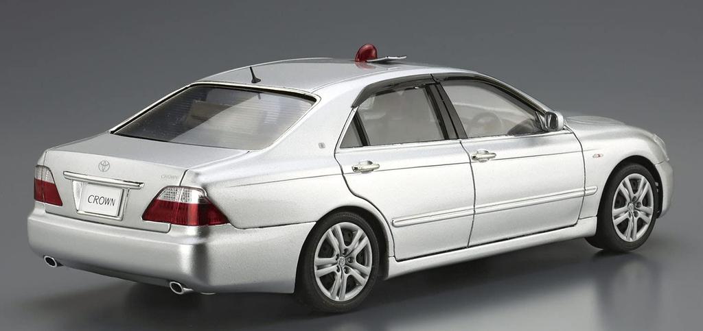 Aoshima Bunka Kyozaisha The Patrol Car Series Toyota GRS182 Crown Patrol Car Traffic Enforcement 2005 Plastic Model 1/24 No.3