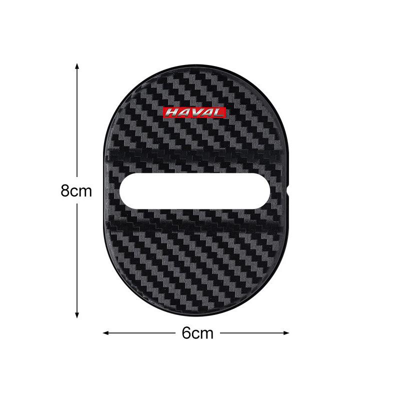 Cache Protecteur de Serrure de Porte de Voiture 4 Pièces Manchon Antirouille de Serrure de Porte de Voiture Pour Haval Tabanca T FEK Korna H5 H6 H3 H8 H9 H2 H7 M2 M4