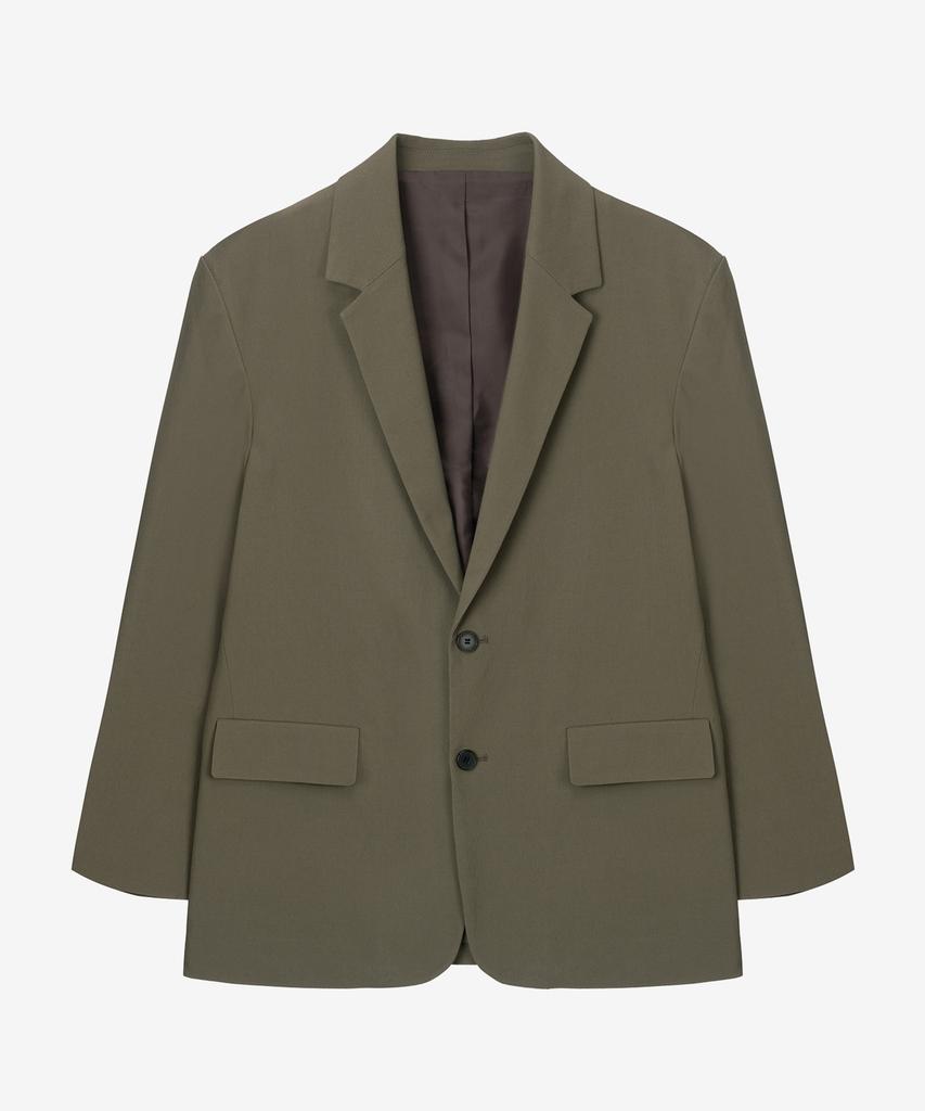 Mindbridge [Set][Couture] Cotton-Like Oversized Jacket Set-Up Dark Beige