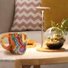 1/2PCS Crystal Mineral Coffee Mug Luxury Colored Crystal Semi-Transparent Coffee Cup for Home Office and Christmas Gift