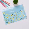 1Pcs  Waterproof and Moistureproof  A4 Test Paper Bag  Fresh Broken Flower Transparent Folder  Snap B