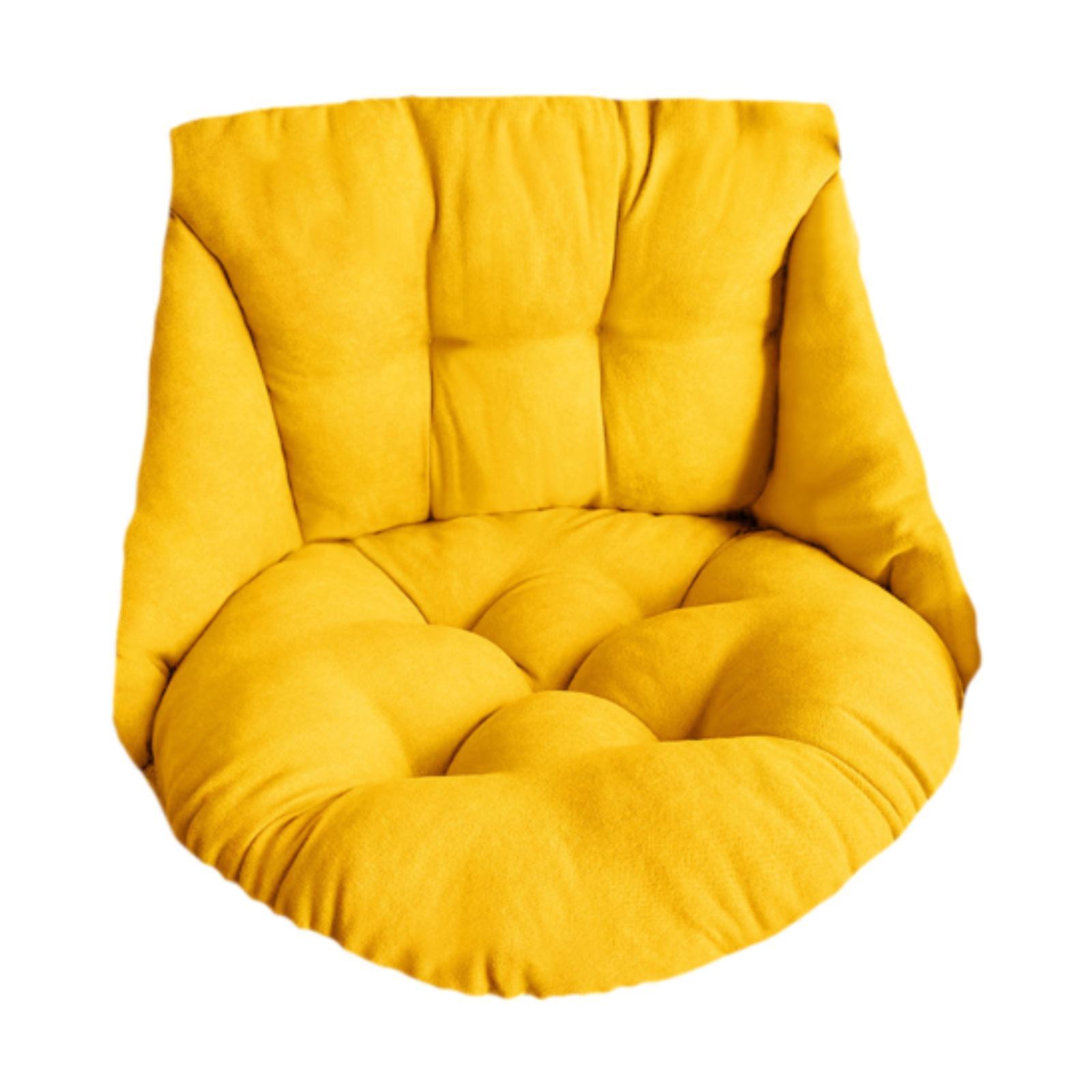 

Гамак стул подушка семейный балкон патио кемпинг поездка отдых сад офисы мягкая сменная подушка для сиденья подушка для стула яйцо жёлтый