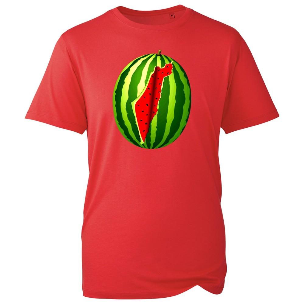 Watermelon Map T Shirt Unisex Palestine Freedom Palestine Support Graphic Tee S