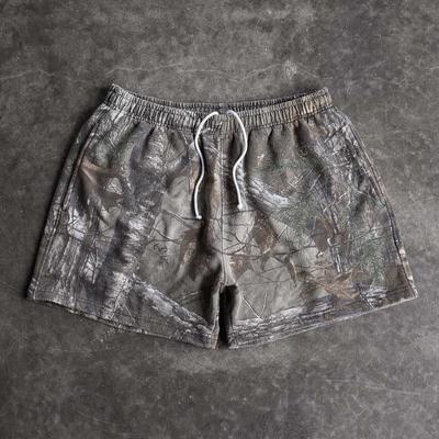 Shorts Camouflage Vintage Unisexe Y2K Femme Décontracté Ample Été Pantalon Court Streetwear