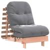 Vidaxl Sofa Rozkładana Futon, Z Materacem, 60X206X11 Cm, Daglezjowa