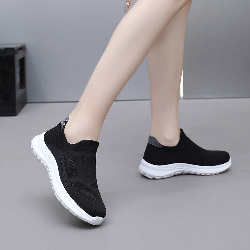 Fashion Without Heels Thick-heeled Sneakers Kawaii Flats Green Women's Tennis Shoes Ladies Summer Sports Trends Top Quality