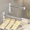 A Versatile Stainless Steel Hanging Rack That Is Adjustable And Does, Suitable for Clothes, Towels, And Miscellaneous Items