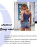 Tanktop met U-hals Schouderbandjes Crop Tops Vrouwen Zomer Camis Effen Kleur Camisole Mode Tube Vrouwelijk Mouwloos Cropped Vest Y2K Kleding