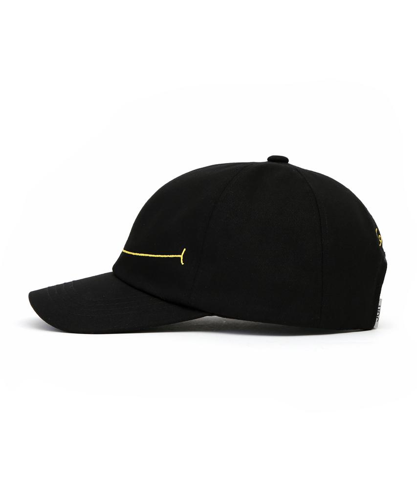 Eondeokeonteulol Cotton Logo Ball Cap Make A Smile / Classic Bb / Black