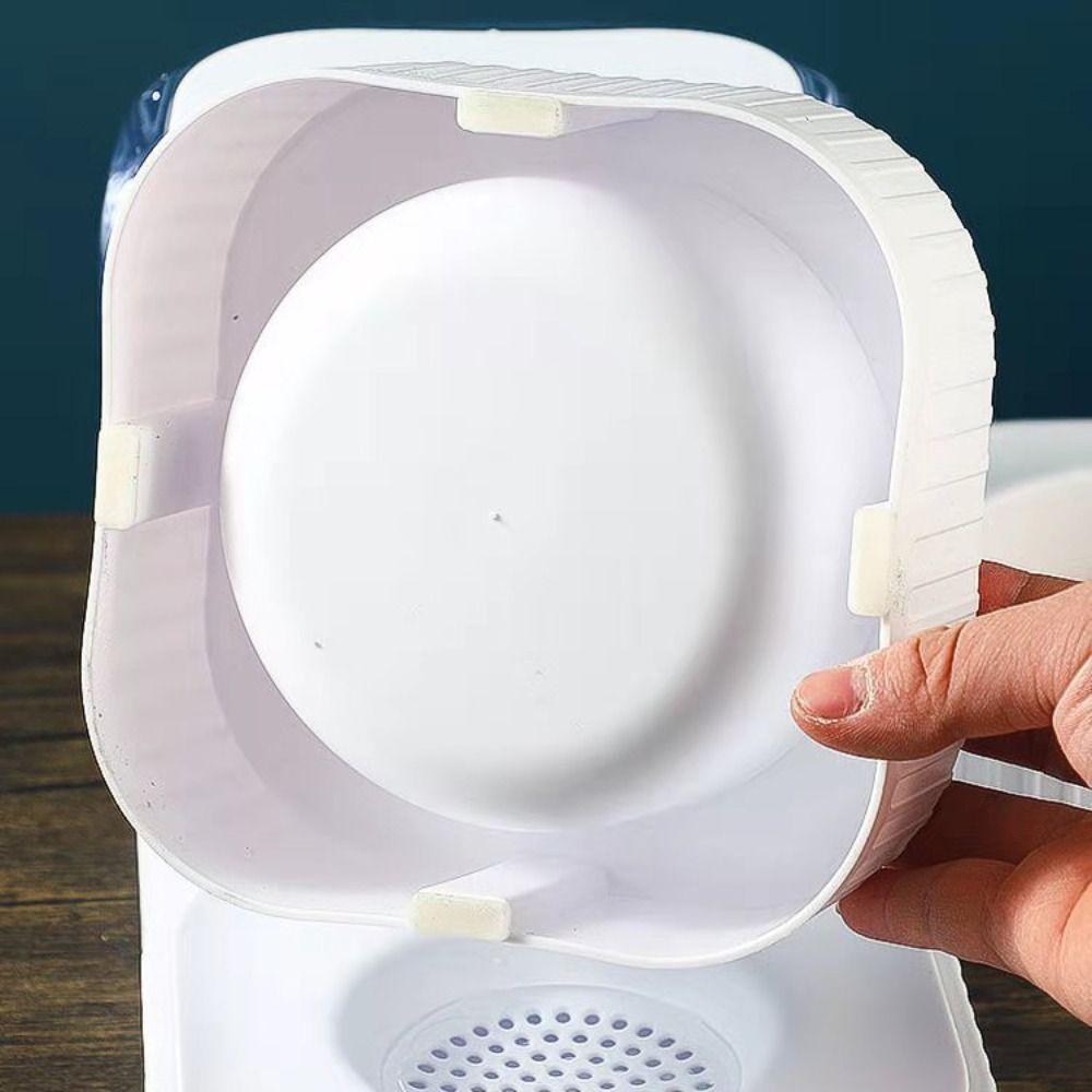 Practical Non-slip Automatic Pet Feeder Detachable Plastic Cat Water Dispenser Drinking Fountain Cat Food Bowl Daily Feeding