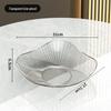 Fan Gao Transparent Plastic Snack Serving Tray