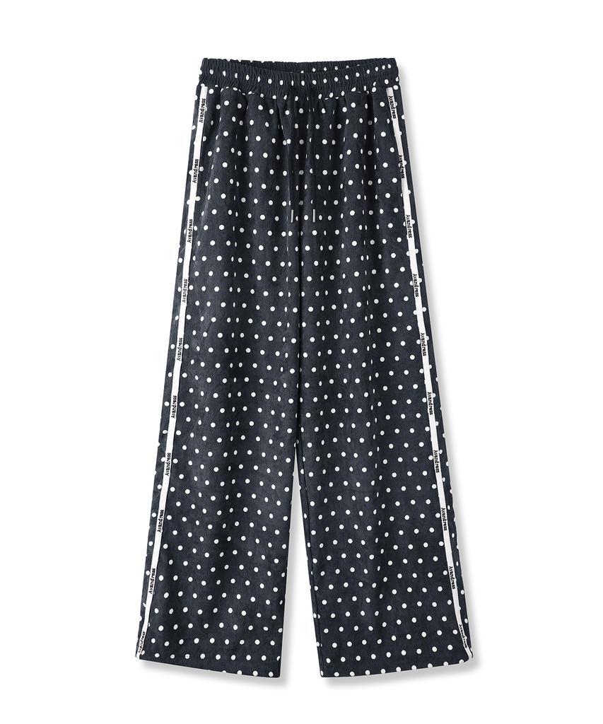 AVANDRESS Polka Play Dot Pants Black