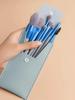 8PCS Skin Friendly Soft Bristled Makeup Brush Set with Bag Eyeshadow Blending Brush Foundation Brush Full Set of Beauty Tools