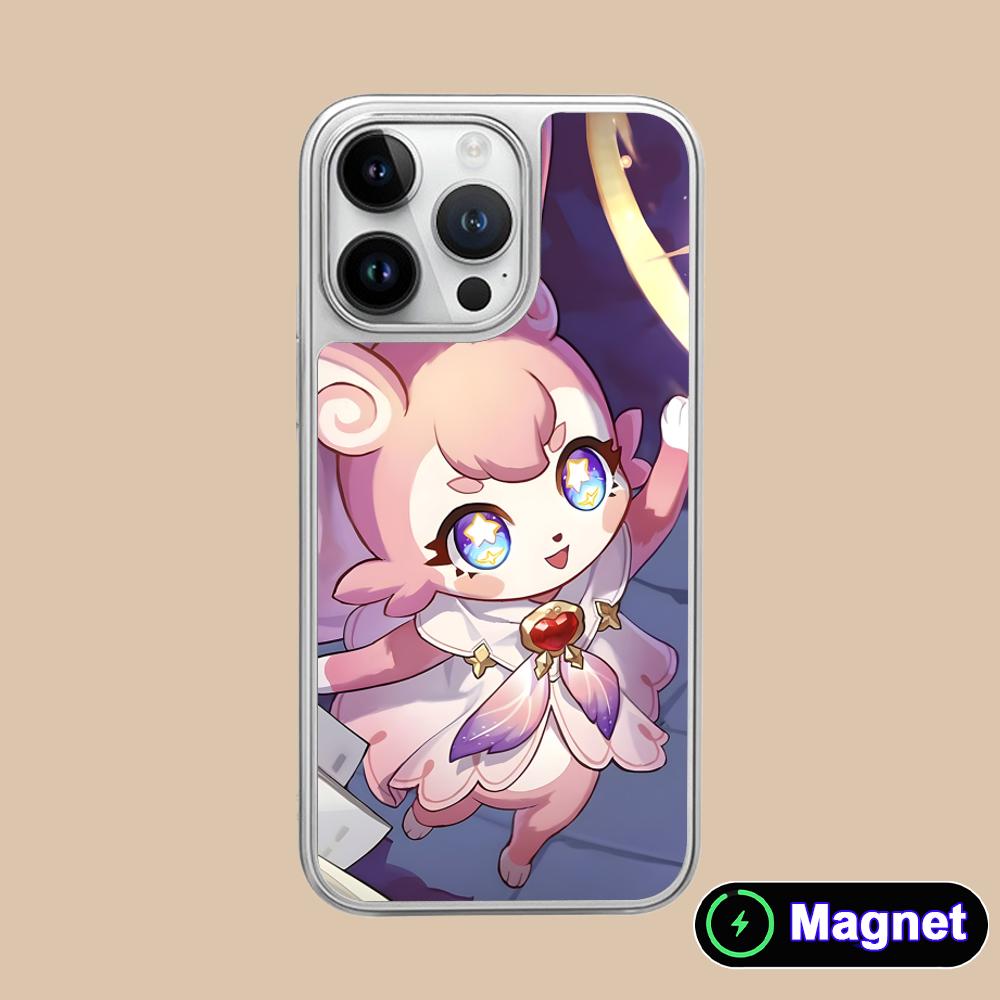 HSR Mem Silver Plating Magsafe Mobile Phone Case for iPhone 17 16 15 14 13 12 11 Air Pro Max Plus Colorful Cover