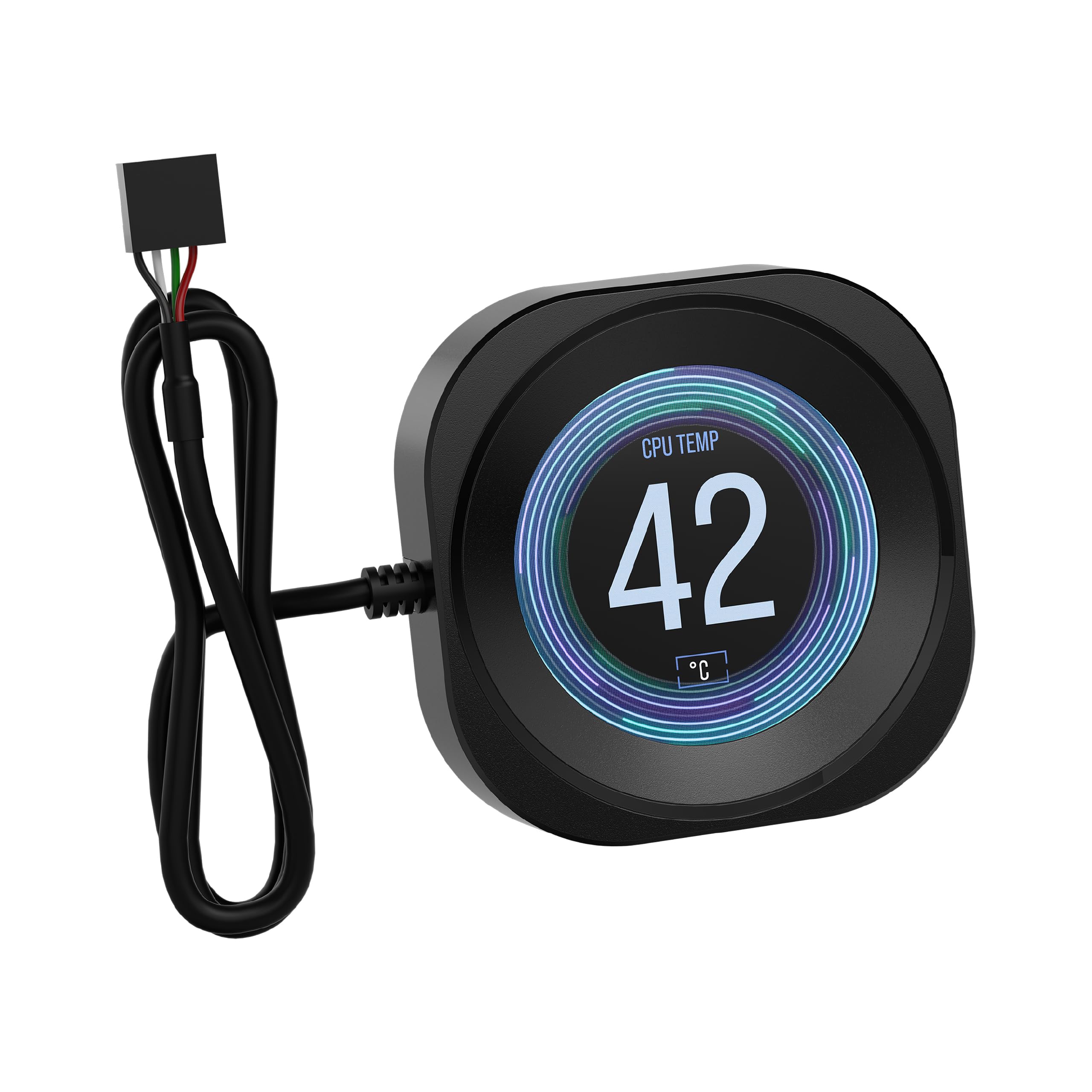 

CORSAIR NAUTILUS RS LCD Module Compatible with NAUTILUS RS and NAUTILUS RS ARGB AIO CPU Coolers IPS LCD Screen Easy Installation Black – – 2.1-inch – чорний