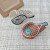 1pc Cute and creative sports tennis racket accessories, clip on disc hair, shark clip on hair accessories
