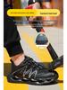 Men's Lightweight Steel Toe Safety Shoes - Anti-Fatigue, Anti-Smash, Anti-Puncture, Soft Sole, Ideal for Warehouse and Workshop Work.