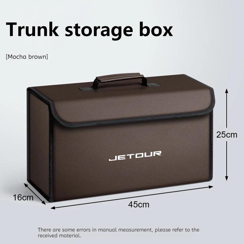 NUEVA Caja Organizadora Plegable para Maletero de Coche, Bolsa de Almacenamiento y Ordenación para Jetour ST T2 T3 X70 X70SM X95 DASHING 2025 2026 Accesorios