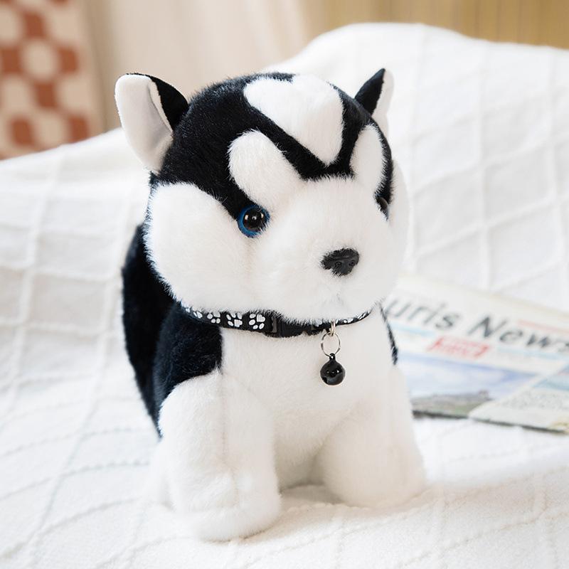 

Small animal dog husky doll plush toy zoo little lion doll children soothing rag doll 20cm（0.2kg）