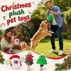 Christmas Dog Toy with Rope Knot and Squeaker - Toy for Boredom and Interactive Play