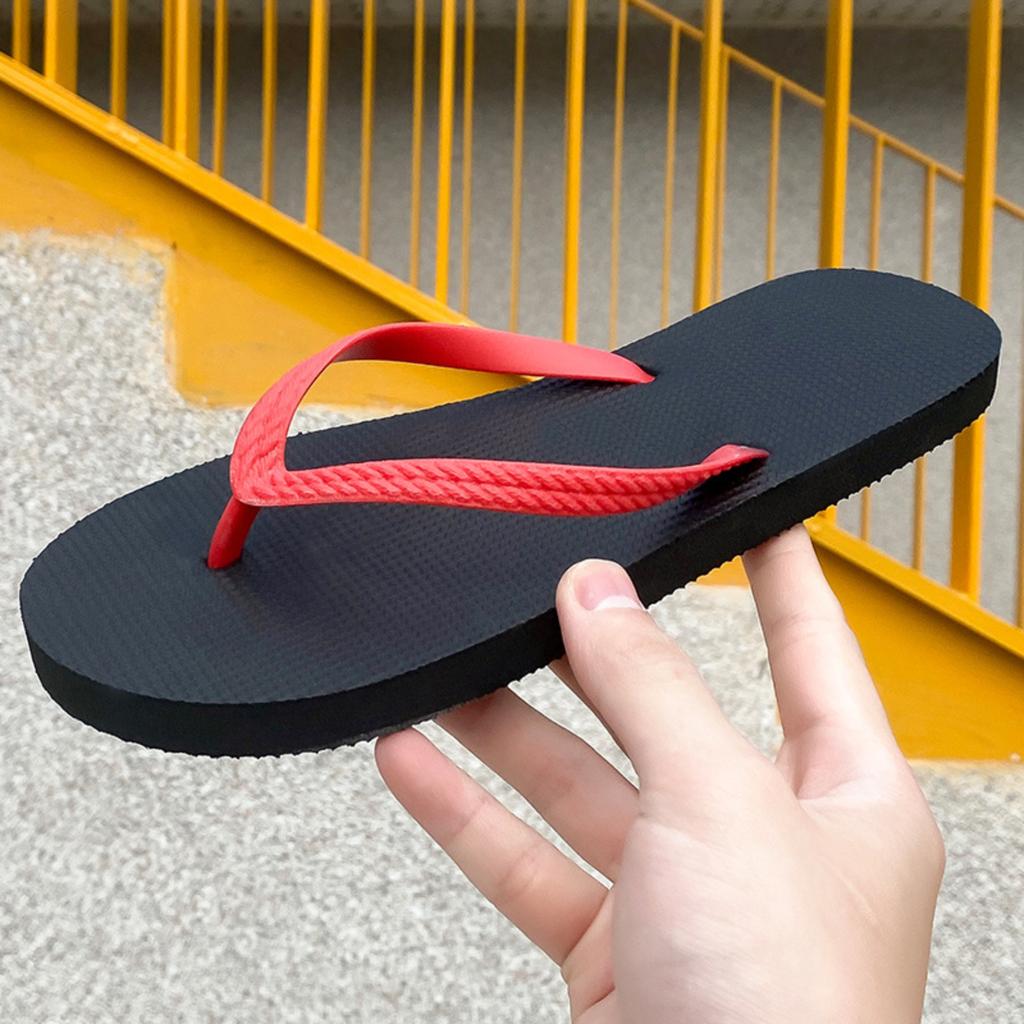 Lightweight Women's Flip Flops Beach Sandals Durable Rubber Sole Comfortable Footbed Casual Summer Footwear