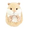 Sun Lemon Koromoffuru Hamster Plush Toy, Beige, 12 X 15 X 14 Cm, Animal, P-8272
