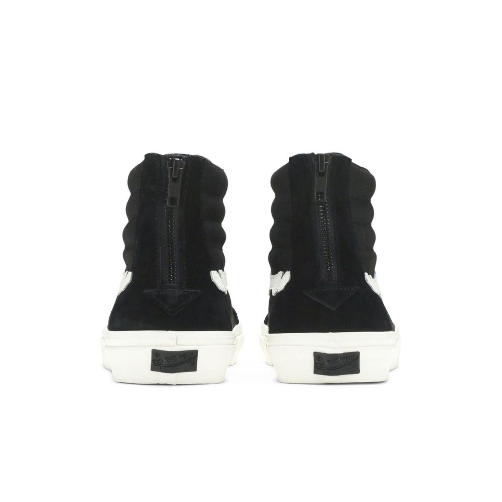 Vans Sk8-Hi Reissue Zip LX 'Black Marshmallow' (Unisex) Black / Marshmallow Skateboard Shoes VN000ZSJSZP