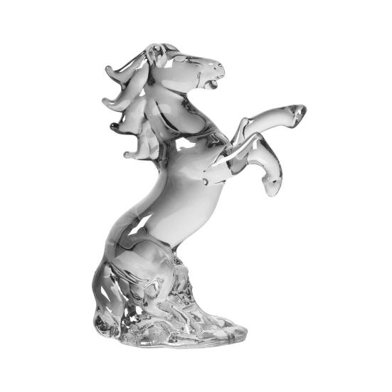 Fake Crystal Horse Figurine Artistic Simulation Pony Statue Miniature Zodiac Animal Sculpture Home Office Desktop Feng Shui Decoration Ornament