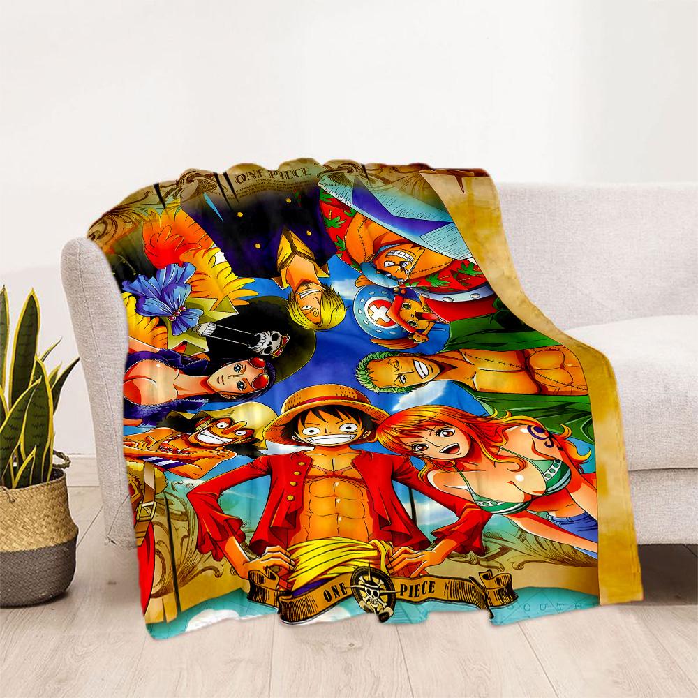 One Piece Adventure Flannel Blanket-Soft and Suitable for Sofas,Beds,Offices,Travel,All Seasons,Great Gift for Holidays and Birthdays.