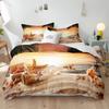 Beach Duvet Cover Set Seashell Starfish Bedding Set Microfiber Conch Scallop Print Comforter Cover Double Full For Kids Adults