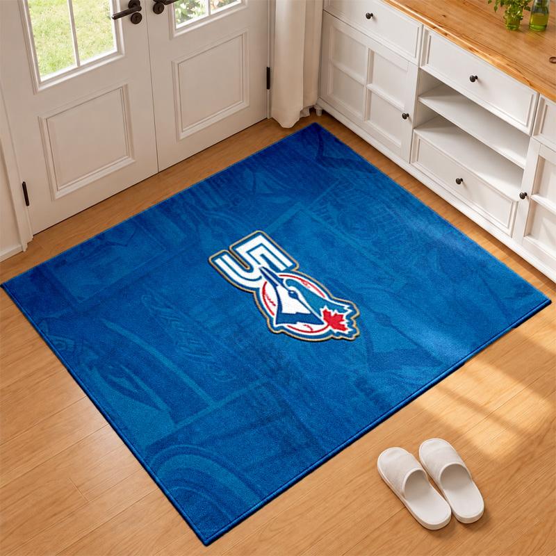Blue Jays Academy Carpet Door Mat for Living Room or Bedroom Protective Mat Under Chair Office Decoration Christmas Gift Birthday Present