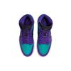 Air Jordan 1 Mid Black Grape Women Sneakers Purple Dark-Concord White BQ6472-502