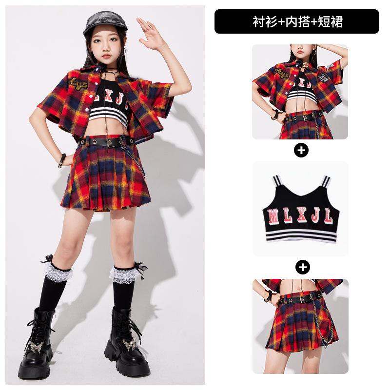 Hip-Hop Children'S Trendy Costumes, Boys' Suits, Hiphop Children'S Clothing, Hip-Hop Catwalk Girls, Jazz Drums