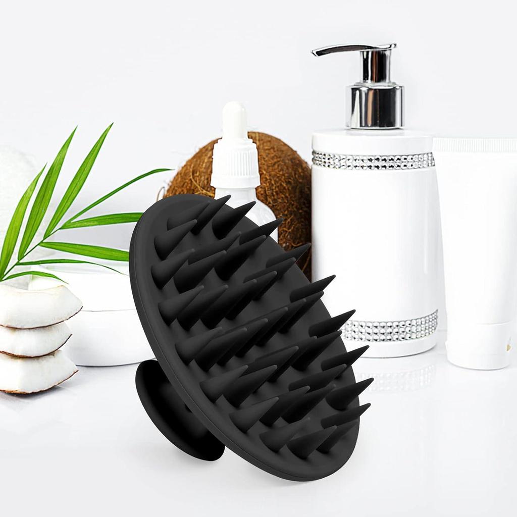 Silicone Scalp Massage & Shampoo Brush for Hair Styling and Cleaning