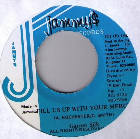 

7inch Record GARNETT SILK - Fill Us Up With Your Mercy none Jammy s Records 1992 Jamaica Reggae, Ska & Dub Used