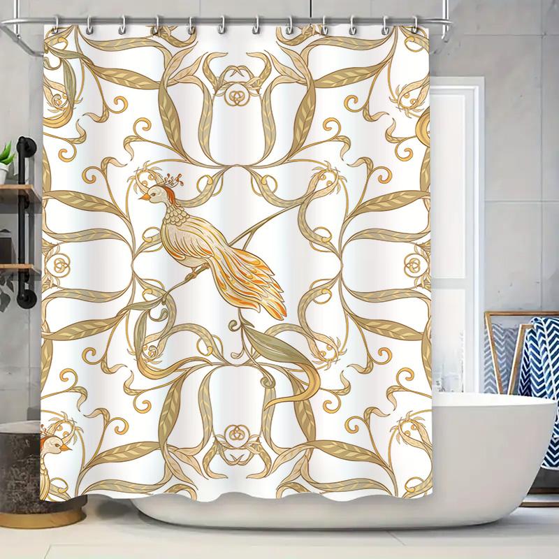 

Blue Green Whale Shower Curtain Fabric Waterproof Home Decor Bath Room Decoration Customizable Size Available Modern Colorful De W60H190(CM)-1 Pcs