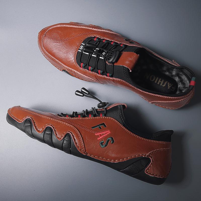 

Обувь для вождения автомобиля, мужские лоферы высокого качества в британском стиле, белые мужские лоферы большого размера 46 коричневый